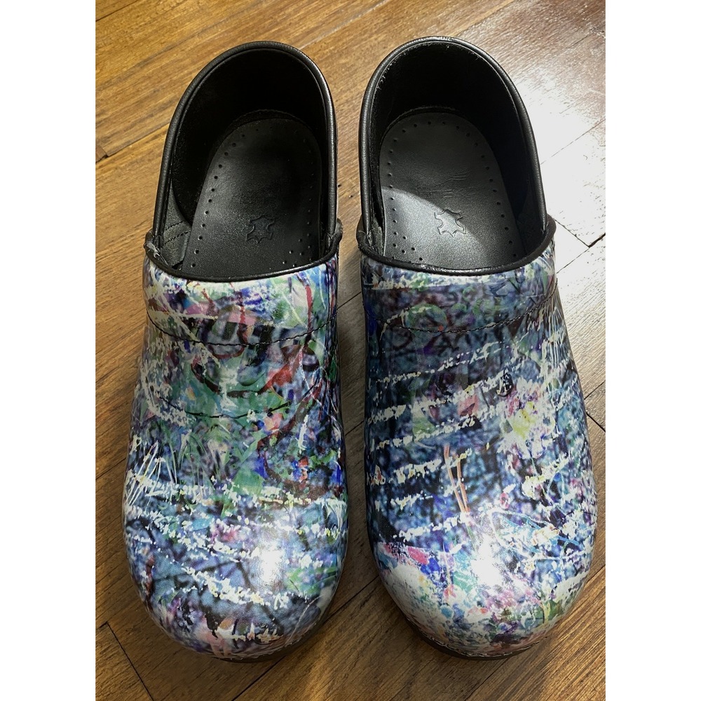Dansko Women's Clogs - Professional Clogs US 7.5-8 EU 38 Multicolor Artsy Design